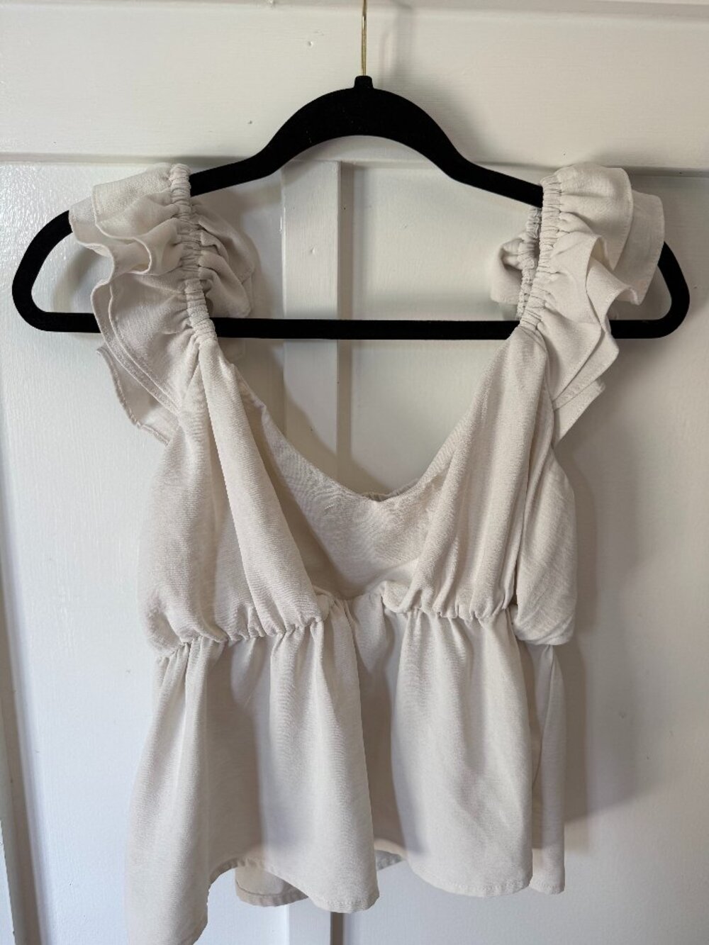 Beautiful cream babydoll style top